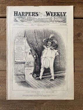 Thomas Nast, Harpers Weekly, Political Cartoon